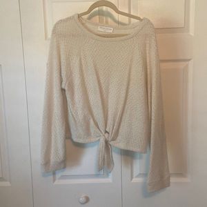 Cream sweater